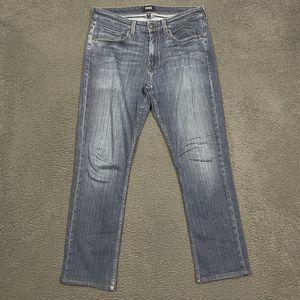 Paige Jeans Mens 32 Blue Denim Pants Federal Slim Straight Fit Stretch 32x29